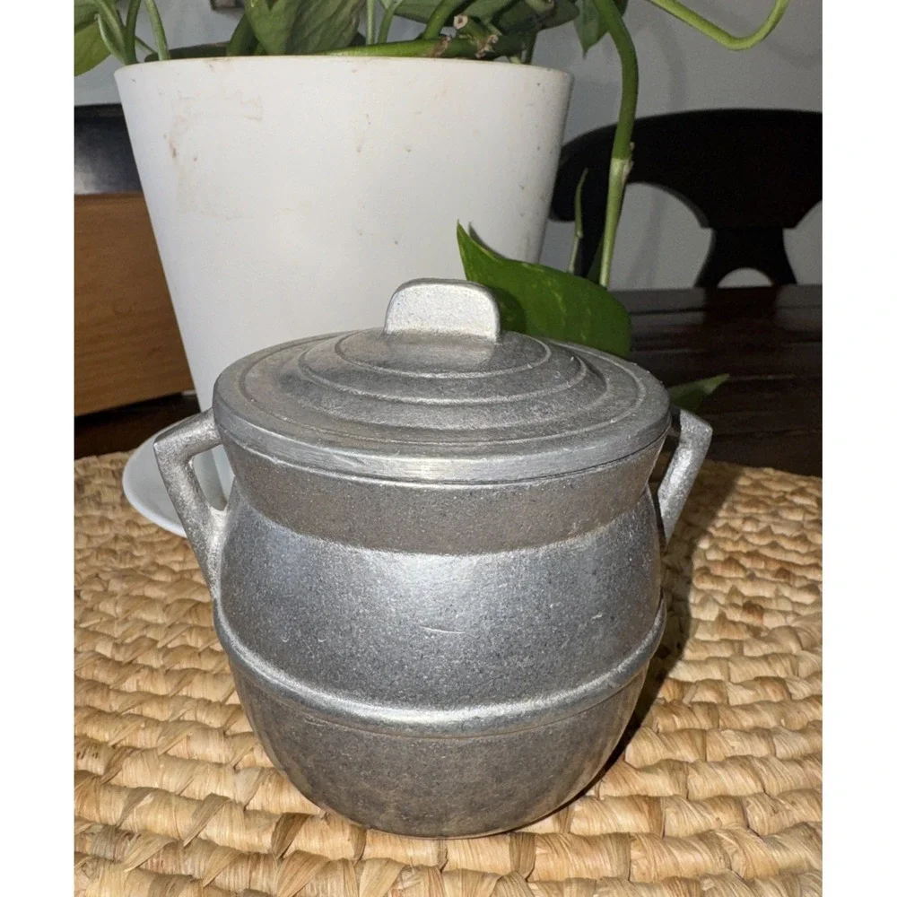 Wilton Armetale Mini Bean Pot Soup Pot Vintage Pewter‎ With Lid